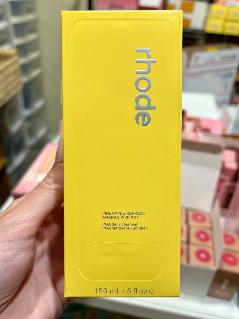 RHODE Pineapple Refresh Daily Cleanser — Yellow